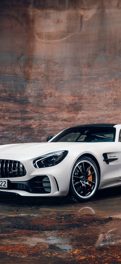 Fond d'écran iPhone Mercedes AMG GT R 2018 4k