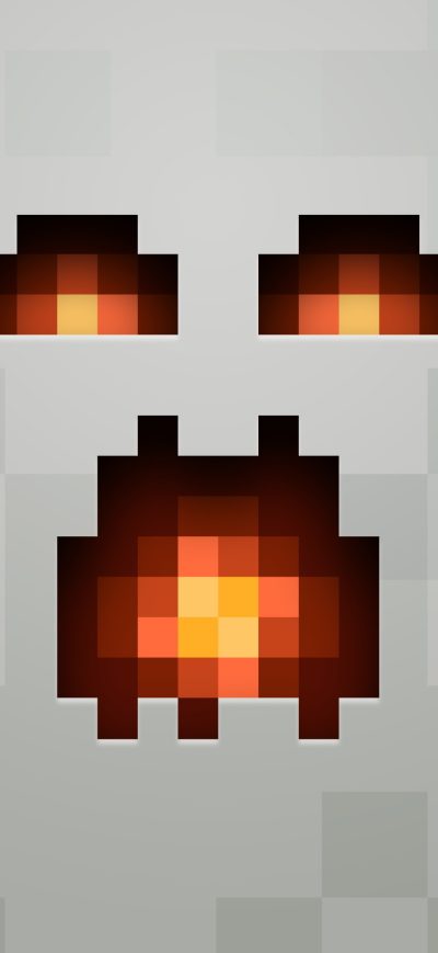 Fond d'écran iPhone Minecraft Minimalism 4k