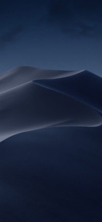 Fond d'écran iPhone Macos Mojave Night Mode Stock