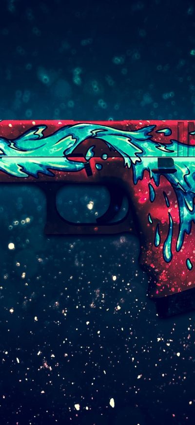 Fond d'écran iPhone Gun Digital Art