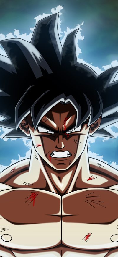 Fond d'écran iPhone Dragon Ball Super Goku Ultra Instinct