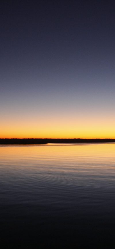 Fond d'écran iPhone Silhouette Of Calm Sea 4k