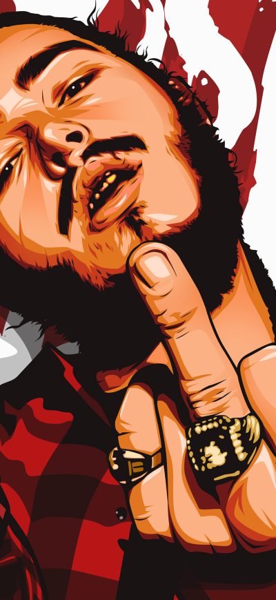 Fond d'écran iPhone Post Malone Digital Art 4k