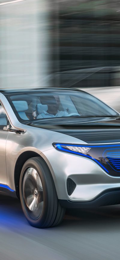 Fond d'écran iPhone Mercedes Benz EQ Electric Car