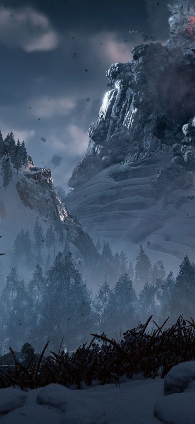 Fond d'écran iPhone Horizon Zero Dawn The Frozen Wilds 4k 2017 DLC