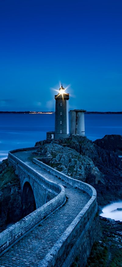 Fond d'écran iPhone France Lighthouse Landmark Ocean