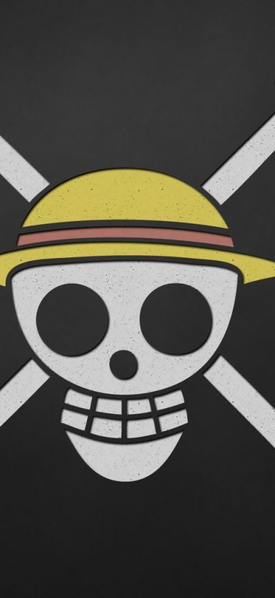 Fond d'écran iPhone One Piece Anime Skull