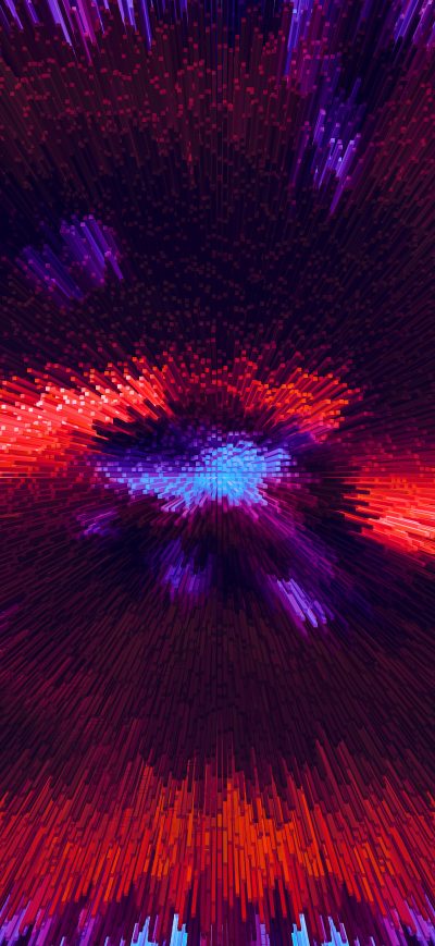 Fond d'écran iPhone Fractal Shapes Pipes 3d Digital Art Abstract 4k