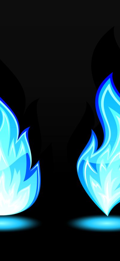 Fond d'écran Flames Art sur iPhone