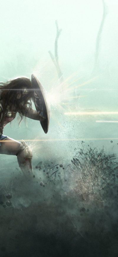 Fond d'écran iPhone Wonder Woman Artwork HD 2018