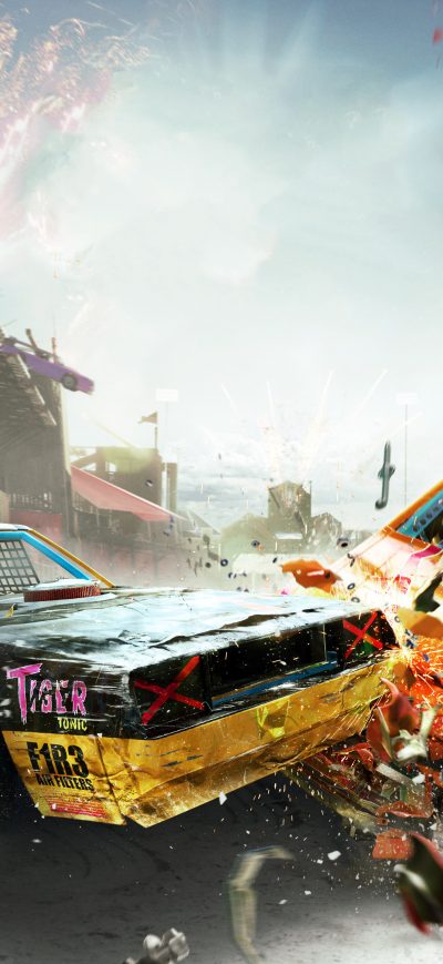 Fond d'écran iPhone The Crew 2 Demolition Derby 4k