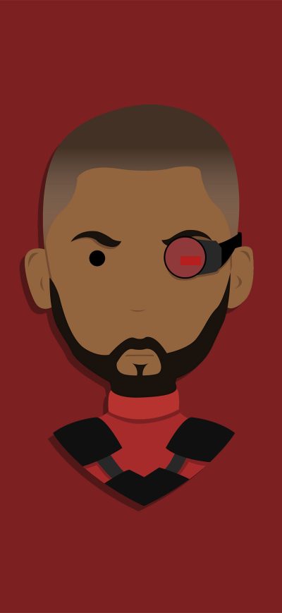Fond d'écran iPhone Deadshot Minimalism 4k