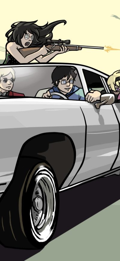 Fond d'écran Grand Theft Auto Homestuck sur iPhone