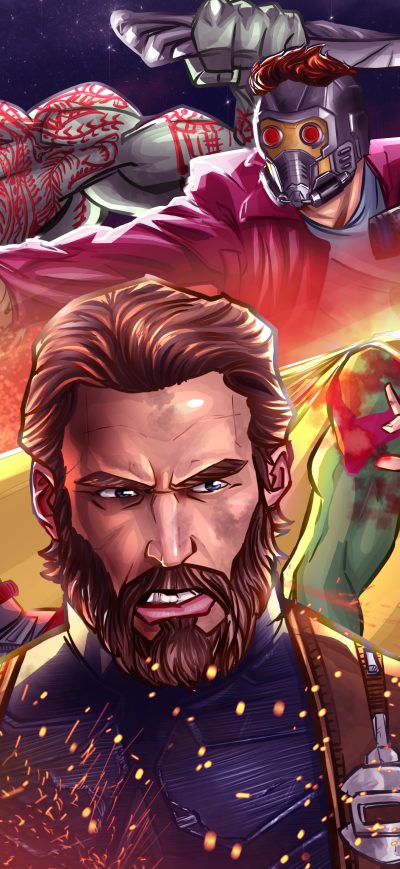 Fond d'écran iPhone Avengers Infinty War 2018 4k Artwork