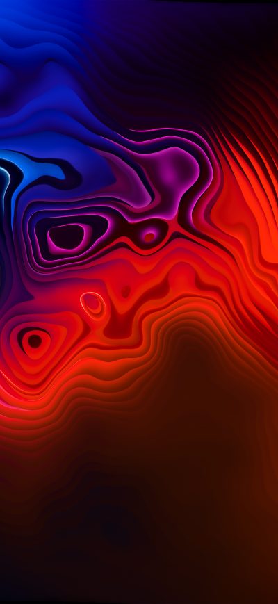 Fond d'écran iPhone Three Colour Mix Abstract 4k