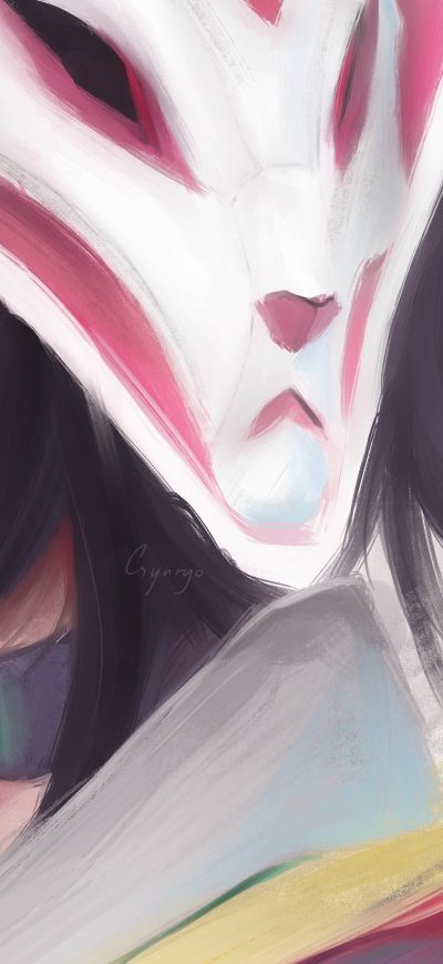 Fond d'écran iPhone Bloodmoon Akali 4k