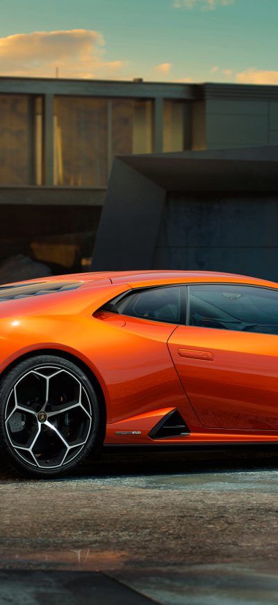 Fond d'écran iPhone Lamborghini Huracan EVO 2019 Side View