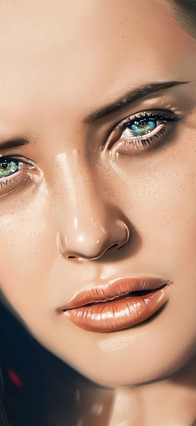 Fond d'écran iPhone Katherine Langford Fan Art