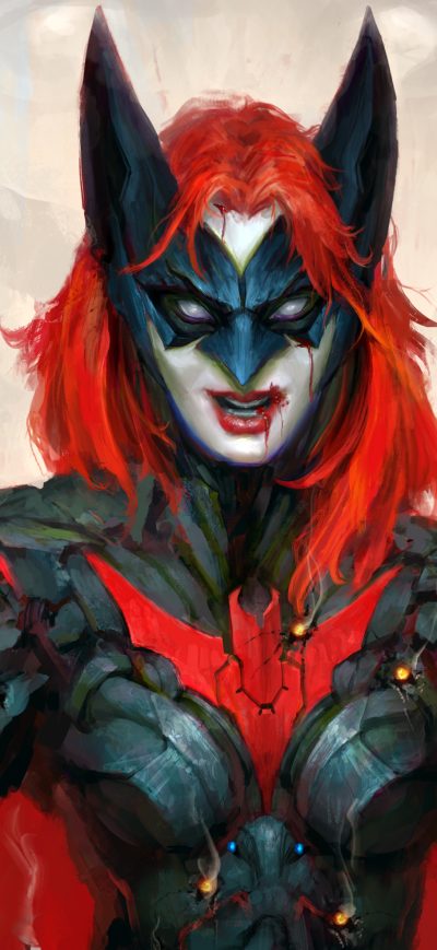 Fond d'écran Batwoman Artwork 4k sur iPhone