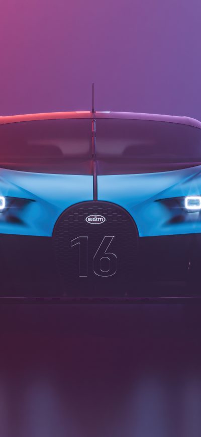 Fond d'écran iPhone Bugatti Chiron Vision Gt Cgi 8k