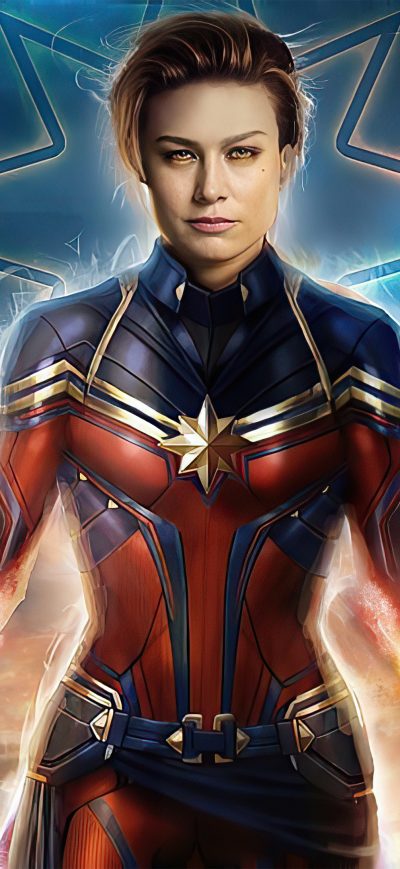 Fond d'écran iPhone Captain Marvel 2020 4k Brie Larson