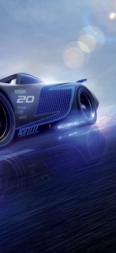 Fond d'écran iPhone Cars 3 Jackson Storm 8k