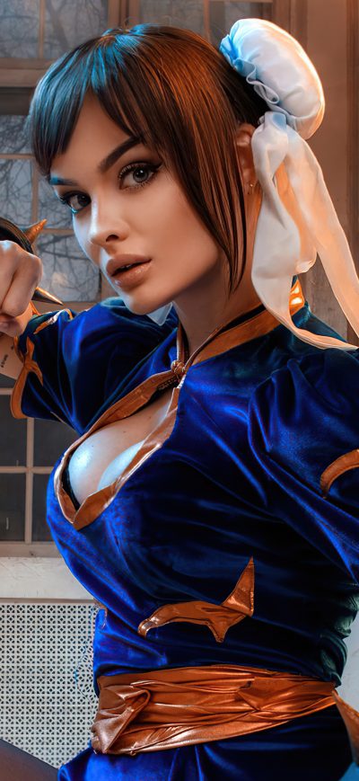 Fond d'écran iPhone Chun Li From The Street Fighter Cosplay 5k
