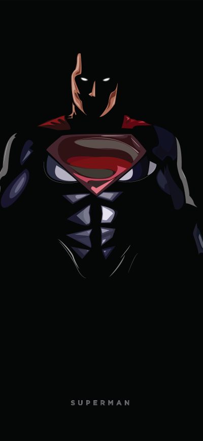 Fond d'écran iPhone Superman Minimal 5k