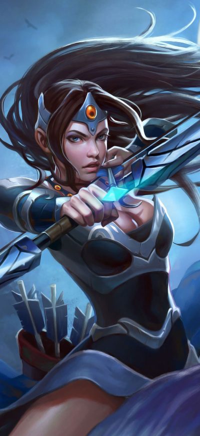 Fond d'écran iPhone Fantasy Girl With Arrow