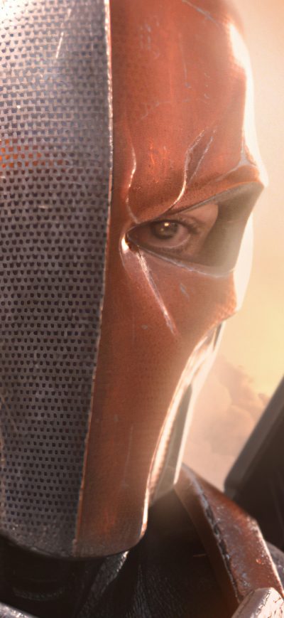 Fond d'écran iPhone Deathstroke Batman Arkham 4k