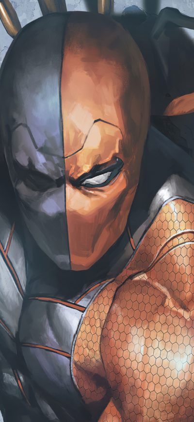 Fond d'écran iPhone Deathstroke Gun Up