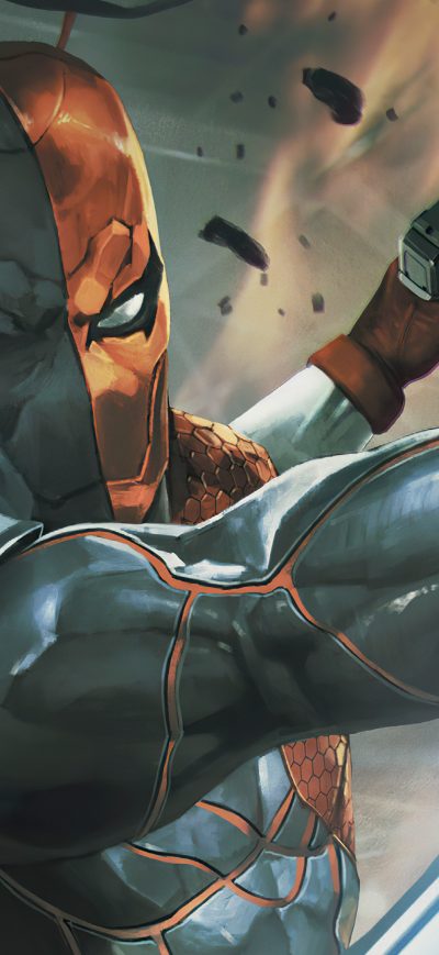 Fond d'écran iPhone Deathstroke Sword 4k