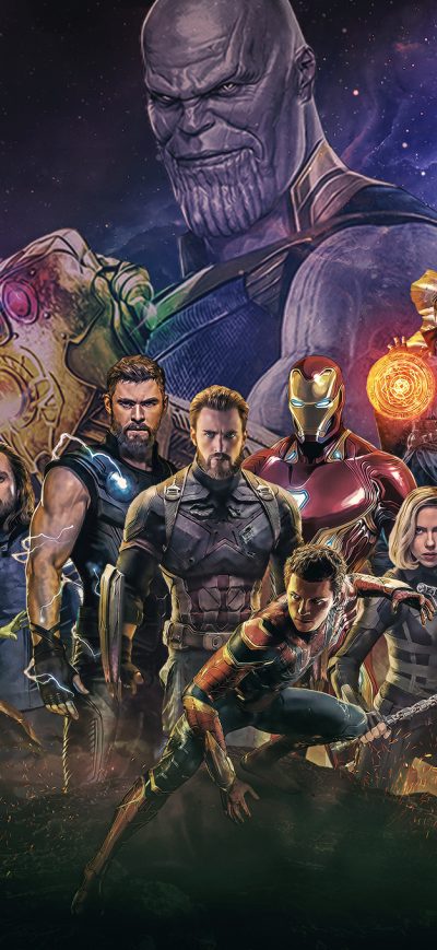 Fond d'écran iPhone 2018 Avengers Infinity War Artwork