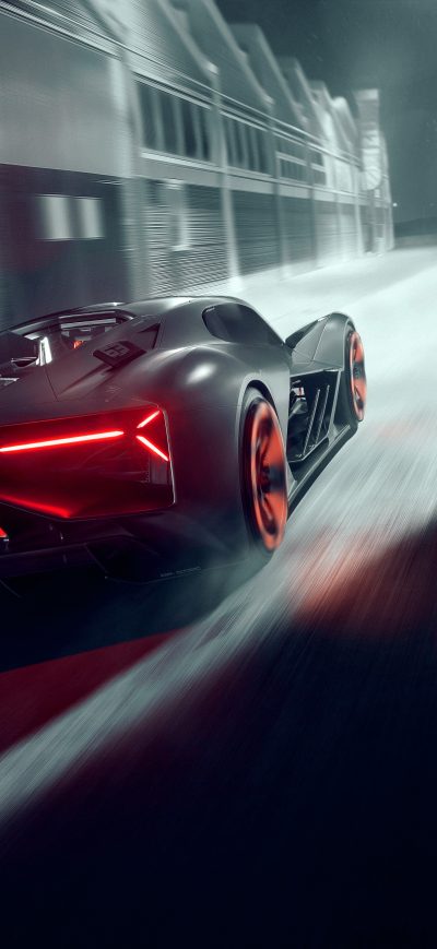 Fond d'écran iPhone Lamborghini Terzo Millennio 2019 5k