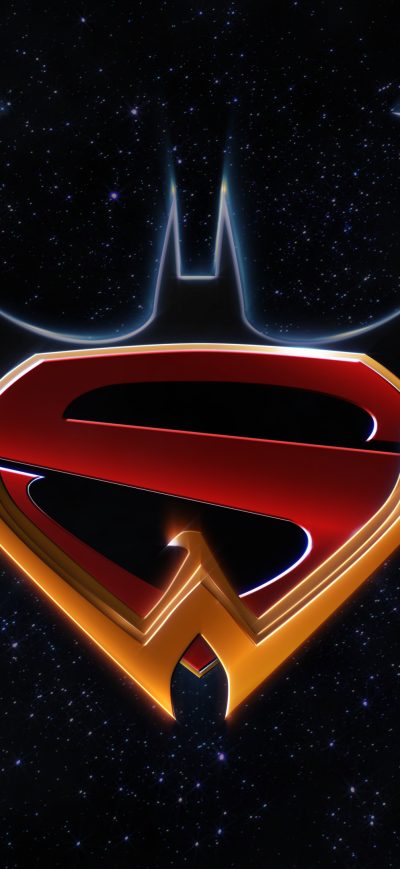 Fond d'écran iPhone Batman Superman Wonder Woman Trinity Logo