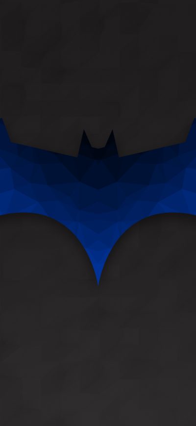 Fond d'écran iPhone Low Polygon Batman Logo