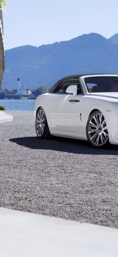 Fond d'écran iPhone White Rolls Royce Dawn