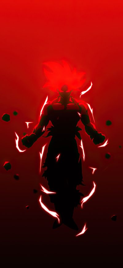 Fond d'écran iPhone Dragon Ball Super Saiyajin God 4k
