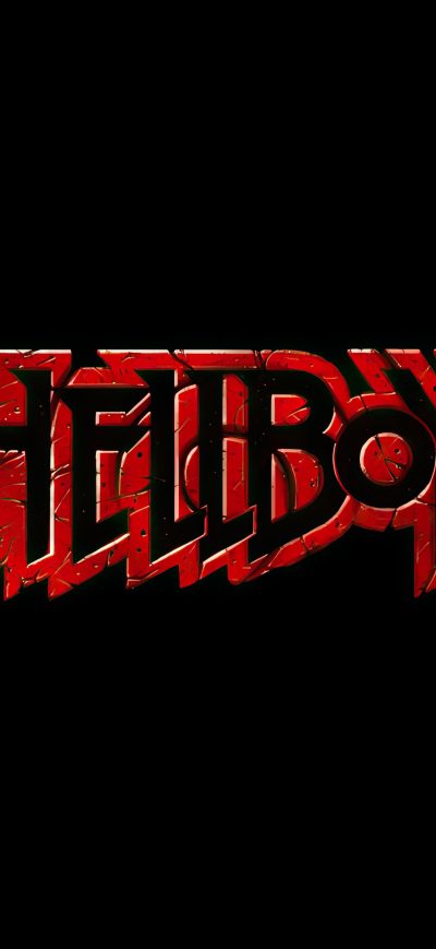Fond d'écran iPhone Hellboy Logo 4k