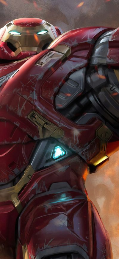 Fond d'écran iPhone 4k Hulkbuster Art