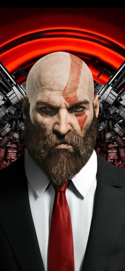 Fond d'écran iPhone Kratos As Hitman