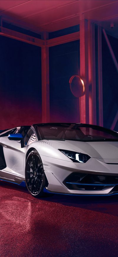 Fond d'écran iPhone Lamborghini Aventador SVJ Roadster Xago Edition 2021