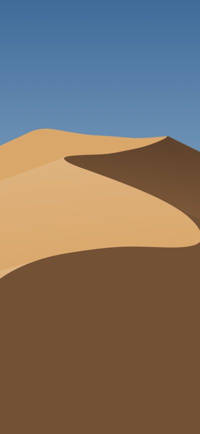 Fond d'écran iPhone Minimal Mojave Day