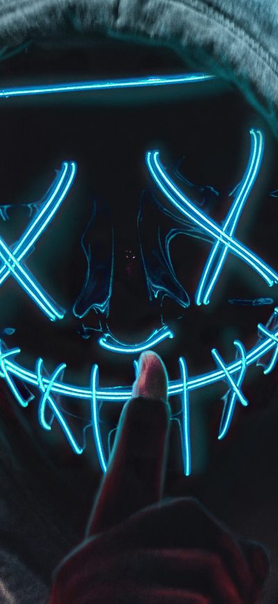 Fond d'écran iPhone Ssh Mask Glowing Boy 4k