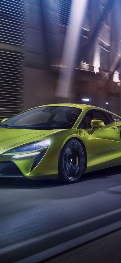 Fond d'écran iPhone 2021 McLaren Artura Front