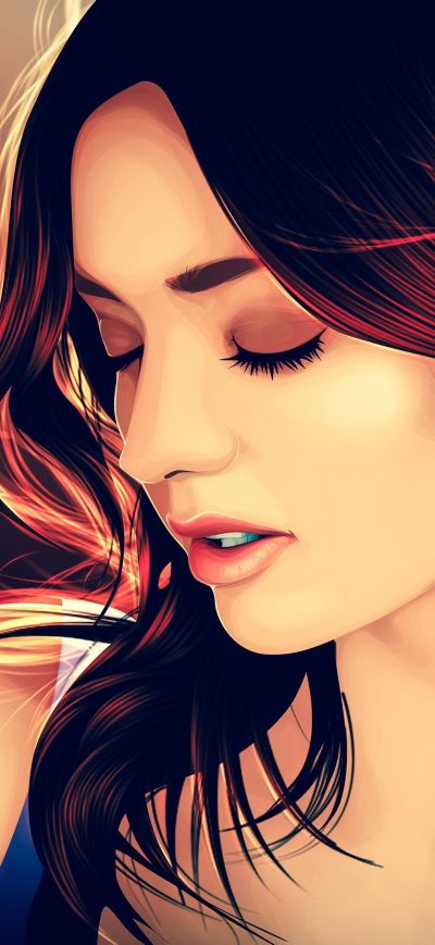 Fond d'écran iPhone Miranda Kerr Art 4k