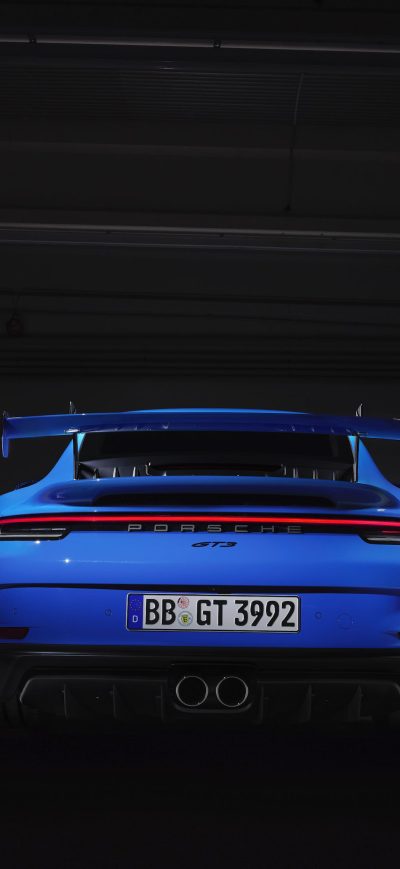 Fond d'écran iPhone Porsche 911 GT3 2021 Rear