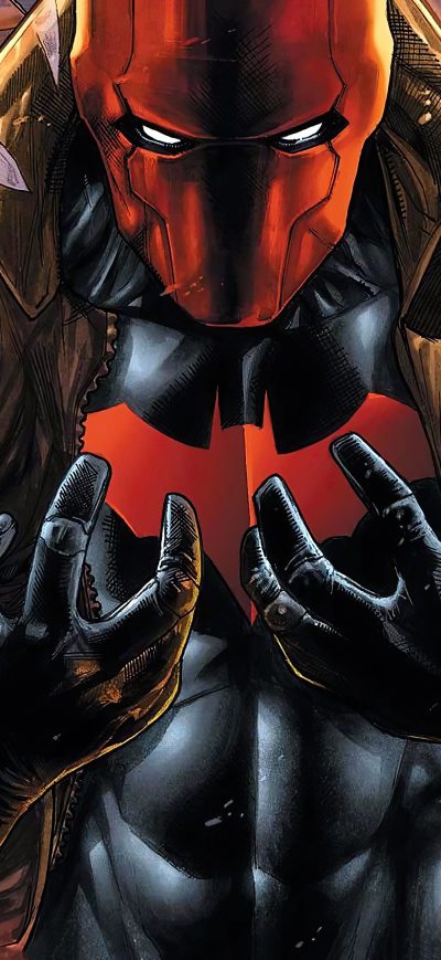 Fond d'écran iPhone Red Hood 4k Villain