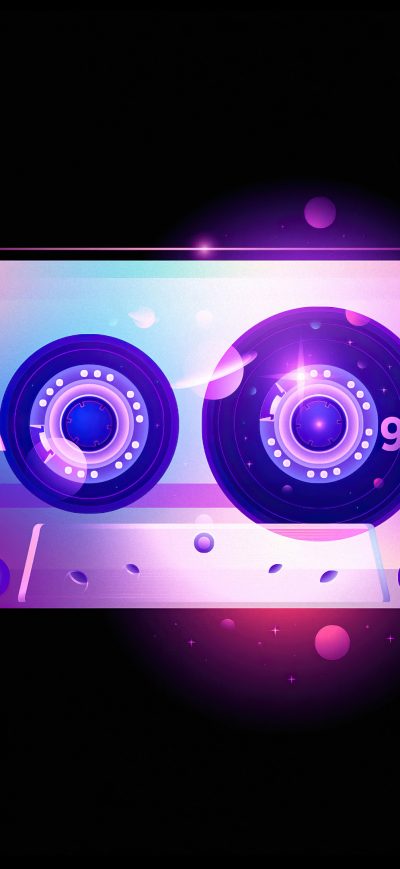 Fond d'écran iPhone Retro Style Cassette 4k