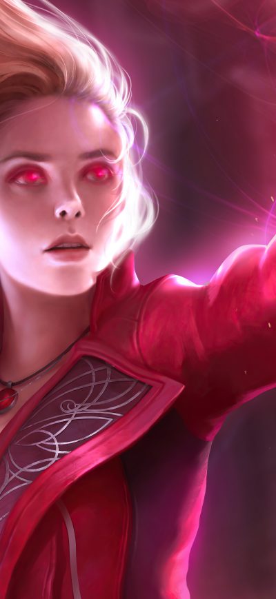 Fond d'écran iPhone Scarlet Witch Marvel